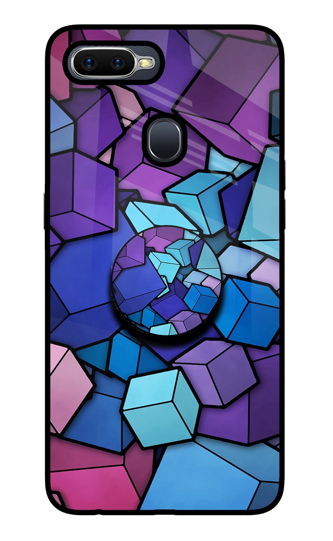 Cubic Abstract Oppo F9/F9 Pro Pop Case