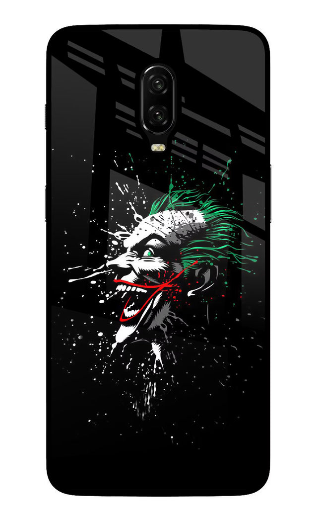 Joker Oneplus 6T Glass Case Back Cover by Casekaro