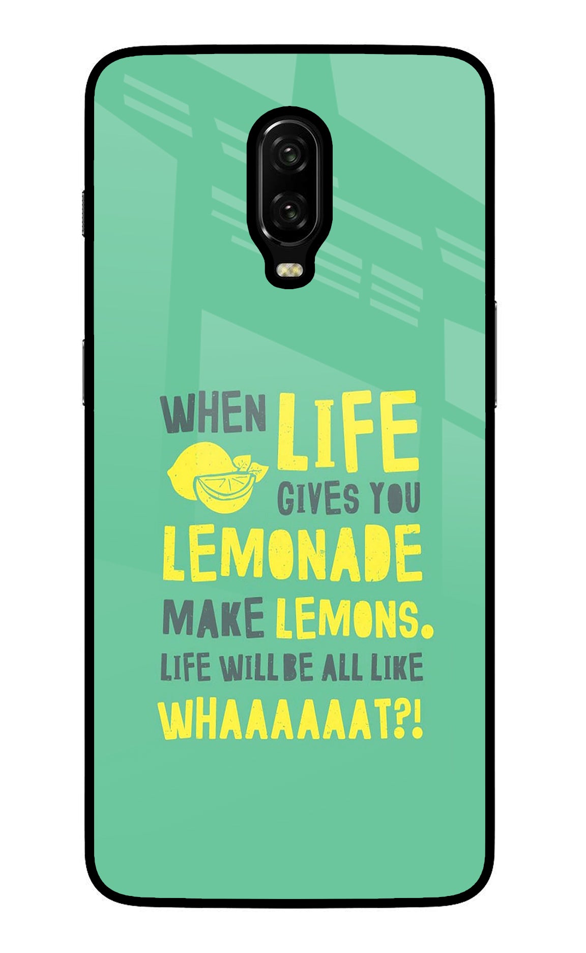 Quote Oneplus 6T Glass Case