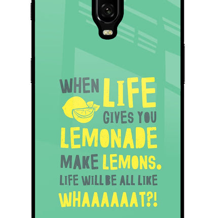 Quote Oneplus 6T Glass Case