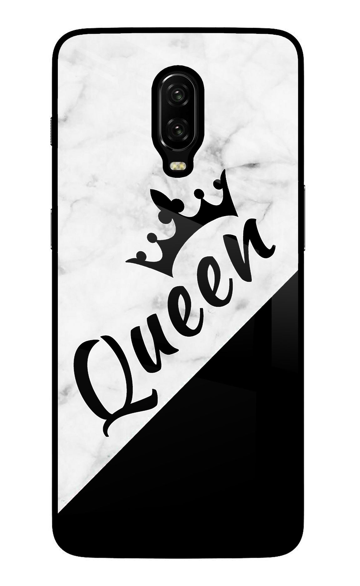 Queen Oneplus 6T Glass Case