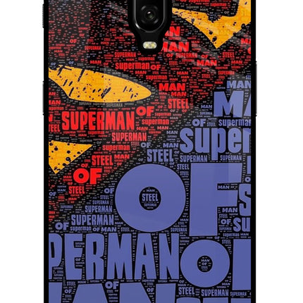 Superman Oneplus 6T Glass Case