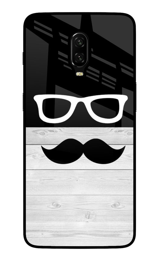 Mustache Oneplus 6T Glass Case