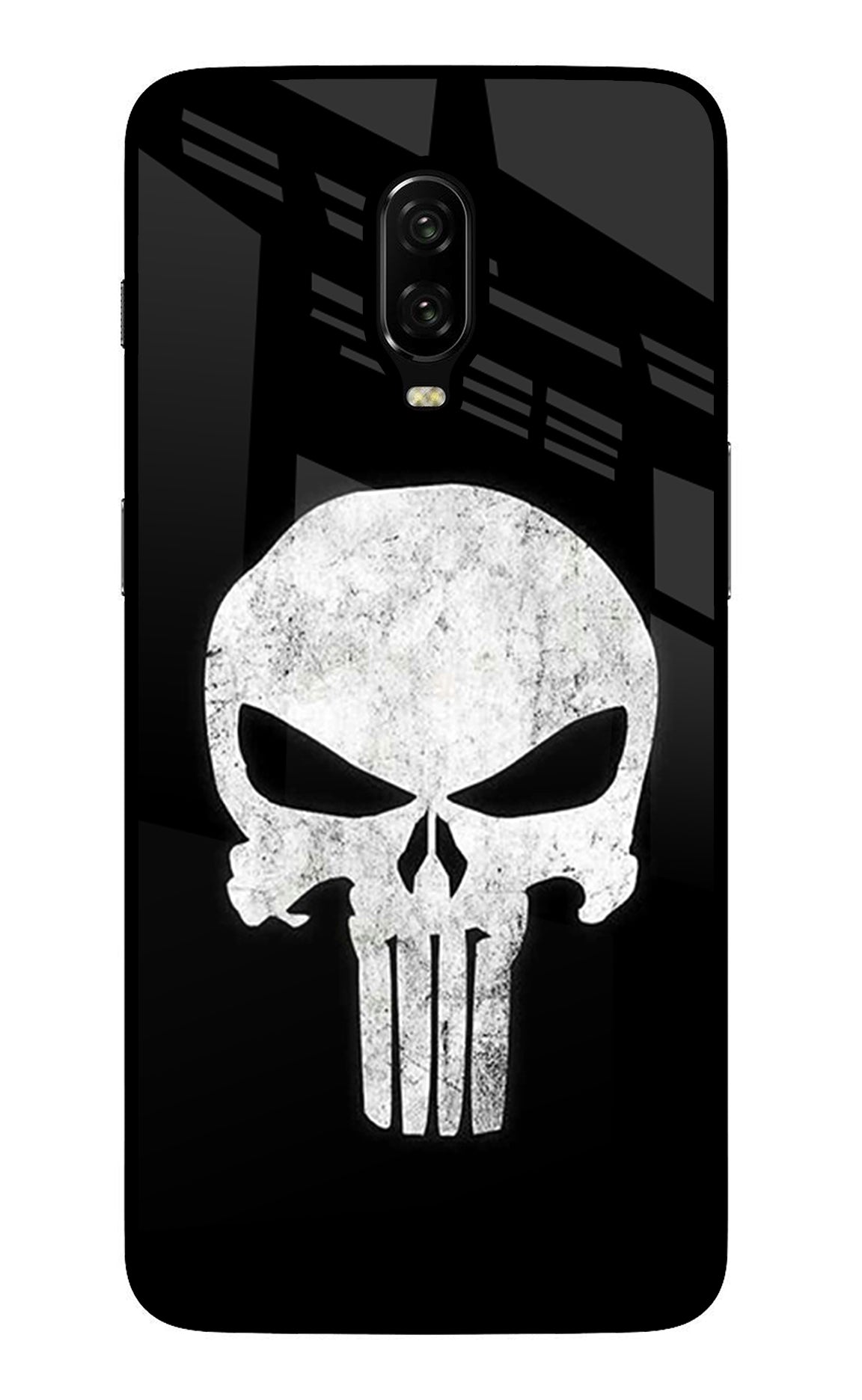 Punisher Skull Oneplus 6T Glass Case