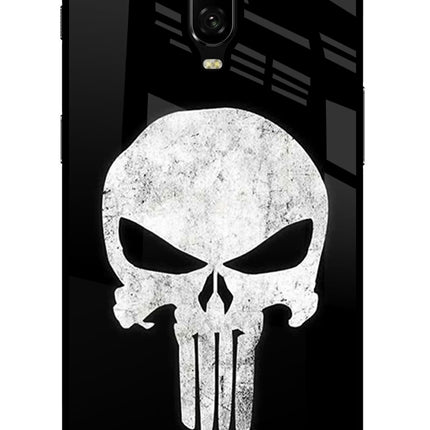 Punisher Skull Oneplus 6T Glass Case