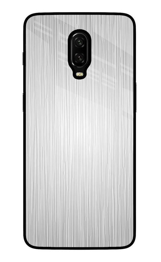 Wooden Grey Texture Oneplus 6T Glass Case