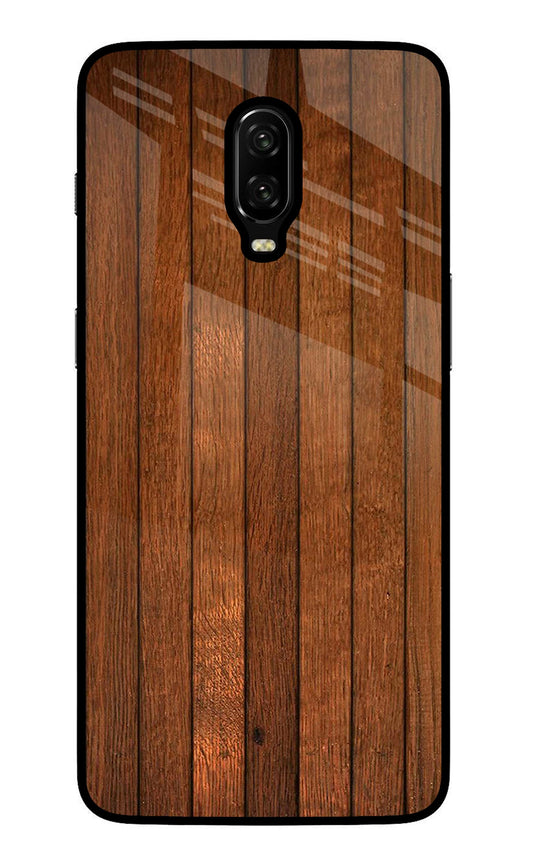 Wooden Artwork Bands Oneplus 6T Glass Case
