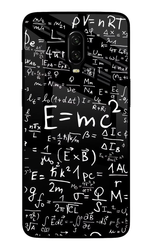 Physics Formula Oneplus 6T Glass Case