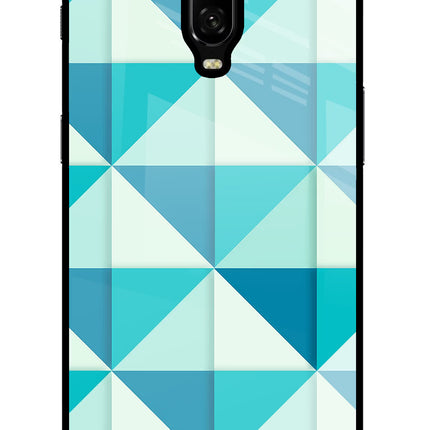 Abstract Oneplus 6T Glass Case