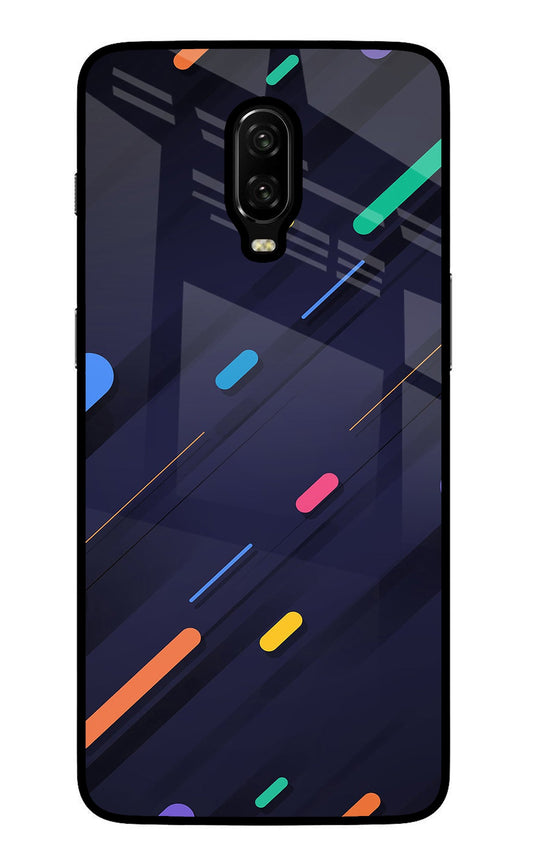 Abstract Design Oneplus 6T Glass Case