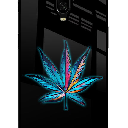Weed Oneplus 6T Glass Case