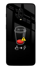 Coffee Oneplus 6T Glass Case