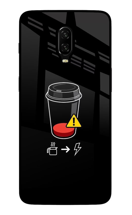 Coffee Oneplus 6T Glass Case