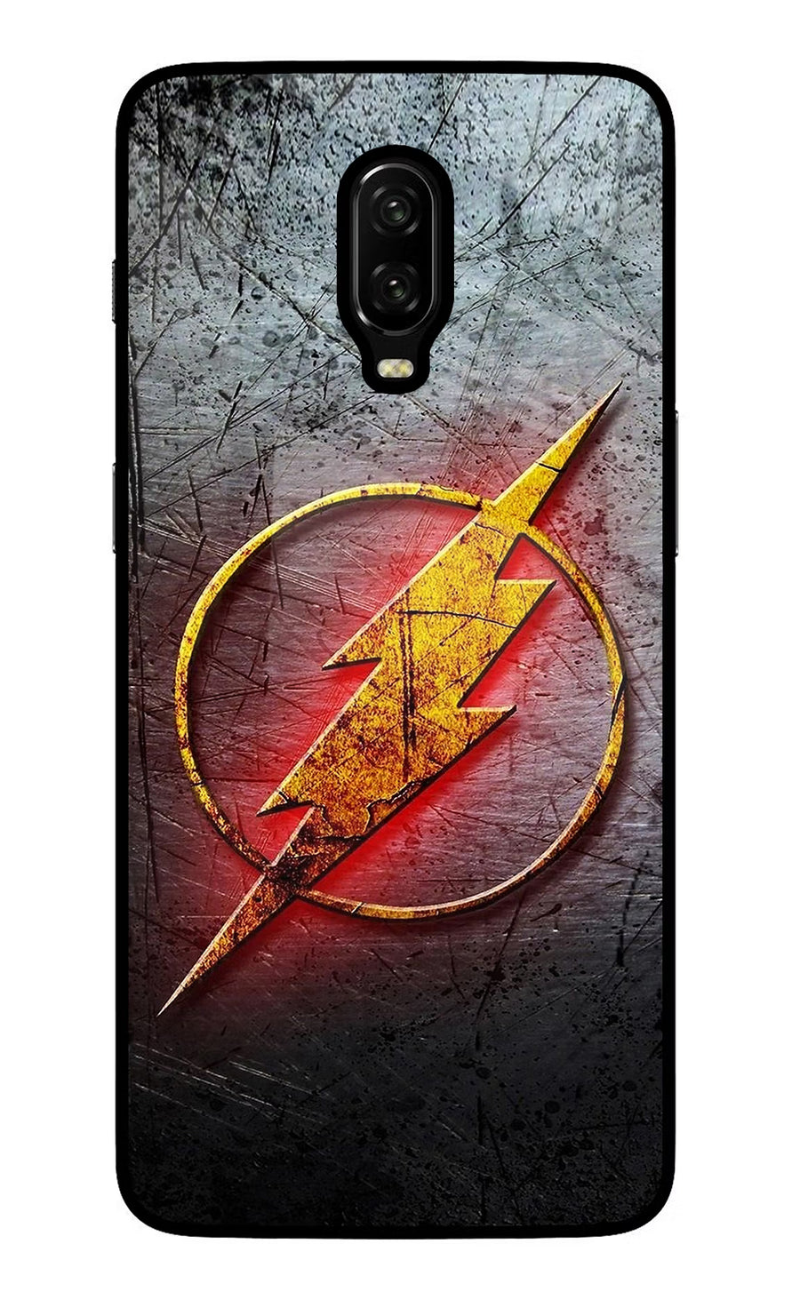 Flash Oneplus 6T Back Cover, Glass case
