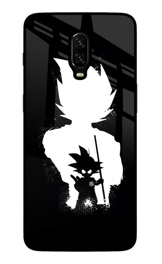 Goku Shadow Oneplus 6T Glass Case