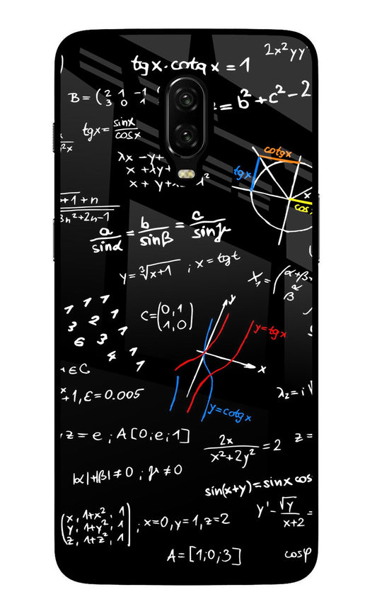 Mathematics Formula Oneplus 6T Glass Case