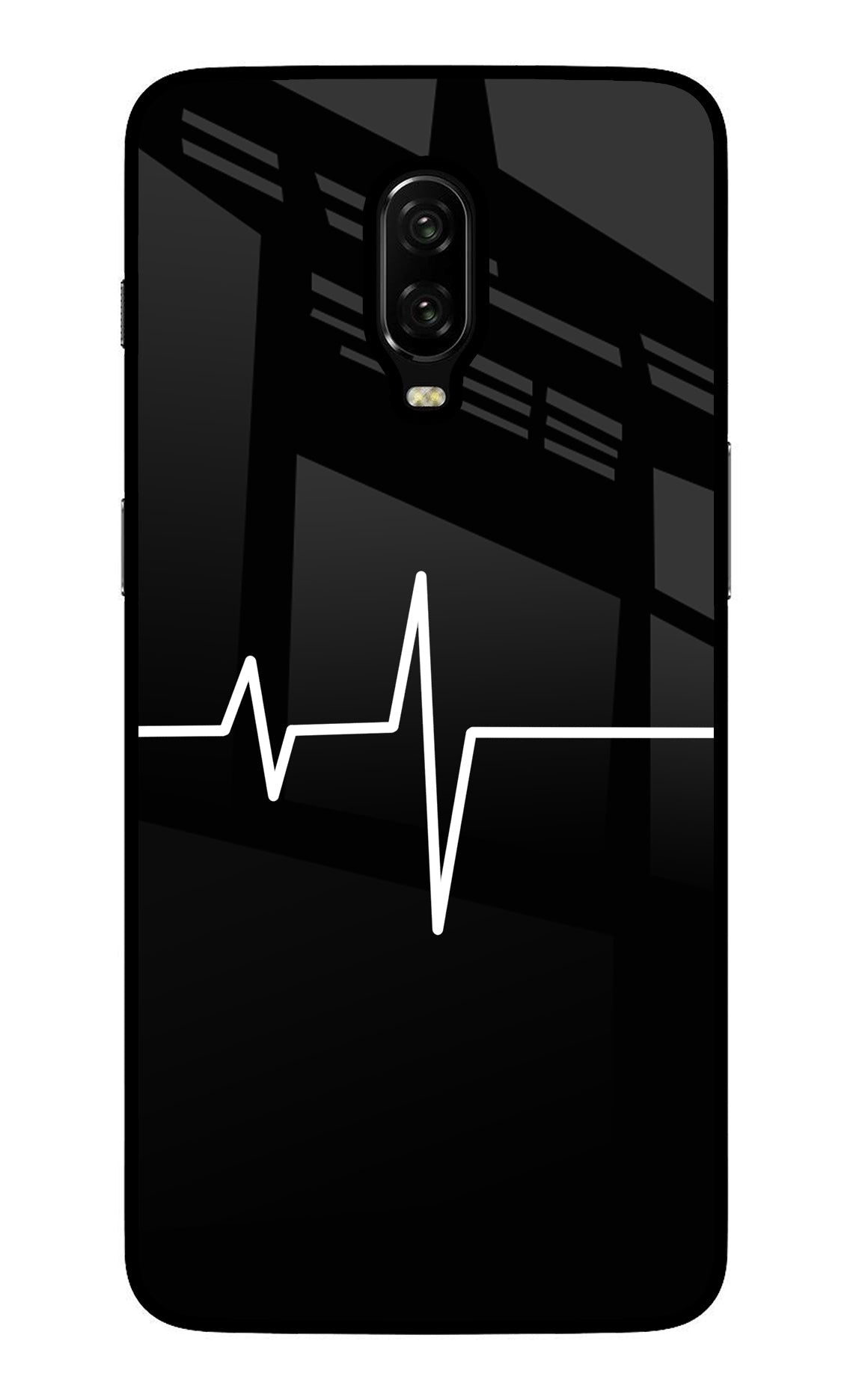 Heart Beats Oneplus 6T Glass Case