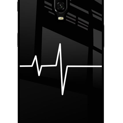 Heart Beats Oneplus 6T Glass Case