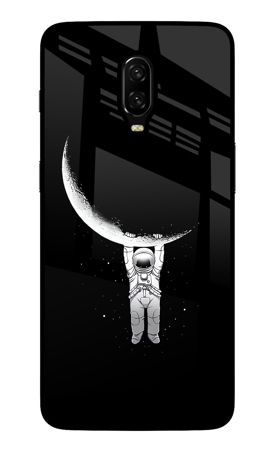 Moon Space Oneplus 6T Glass Case