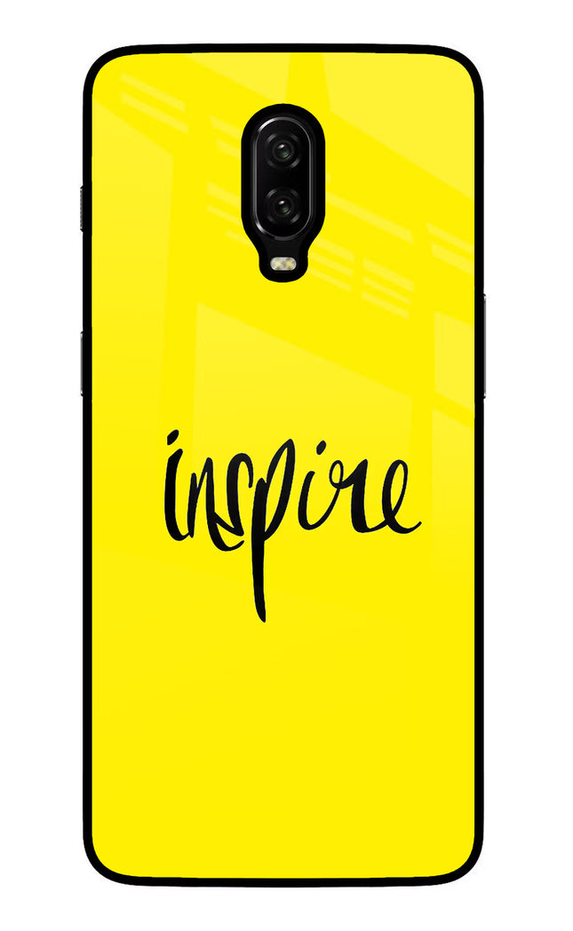 Inspire Oneplus 6T Glass Case Back Cover by Casekaro