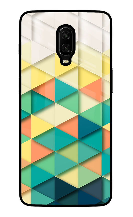 Abstract Oneplus 6T Glass Case