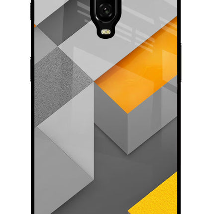 Abstract Oneplus 6T Glass Case