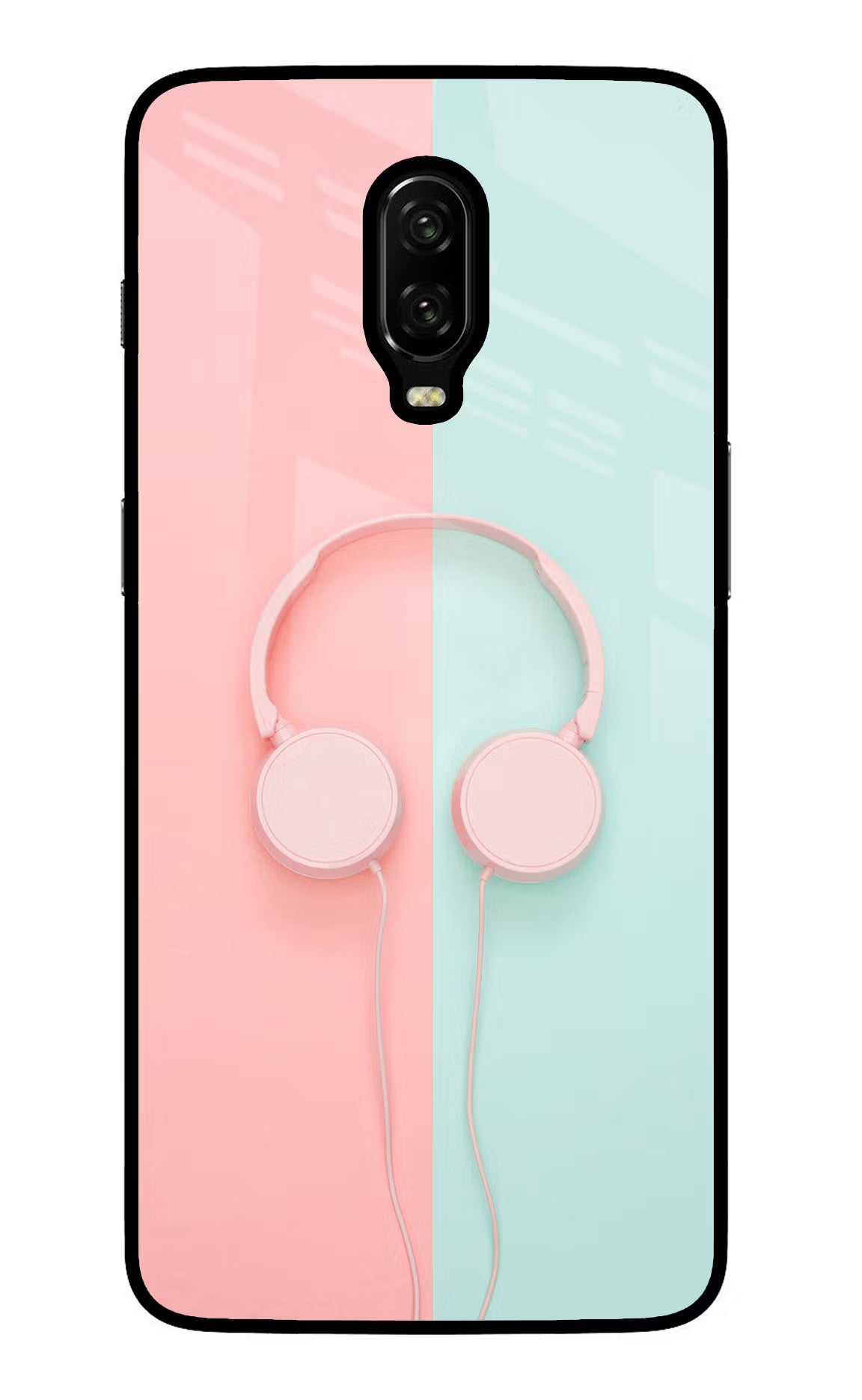 Music Lover Oneplus 6T Glass Case Back Cover by Casekaro