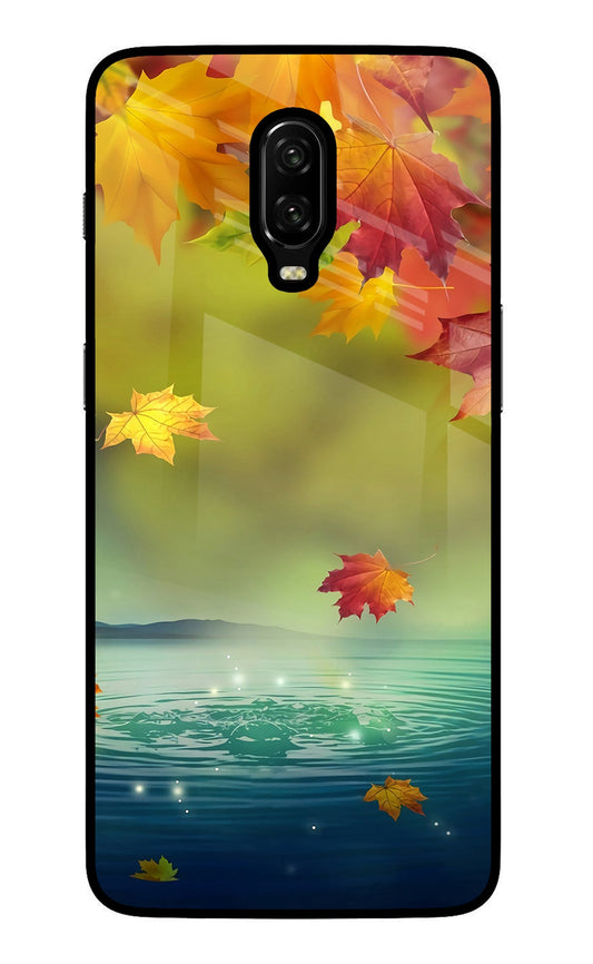 Flowers Oneplus 6T Glass Case