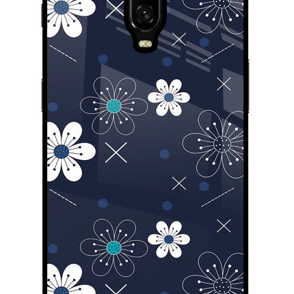 Flowers Oneplus 6T Glass Case