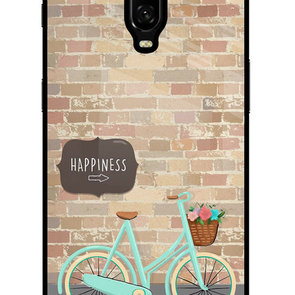Happiness Artwork Oneplus 6T Glass Case
