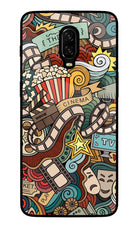 Cinema Abstract Oneplus 6T Glass Case
