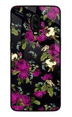 Flowers Oneplus 6T Glass Case