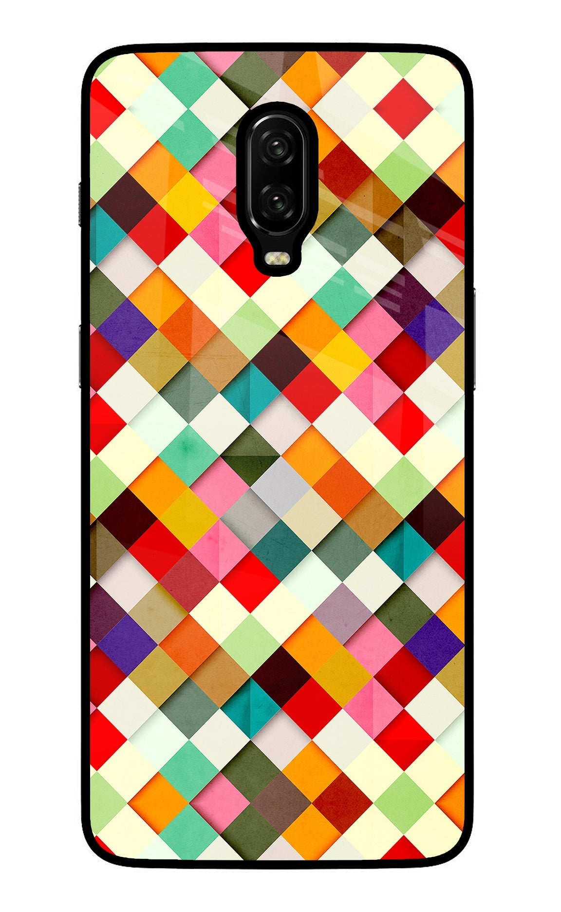 Geometric Abstract Colorful Oneplus 6T Back Cover