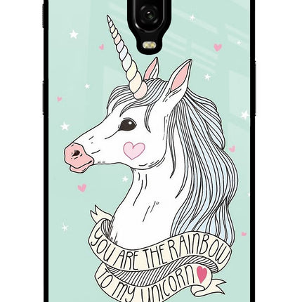 Unicorn Wallpaper Oneplus 6T Glass Case