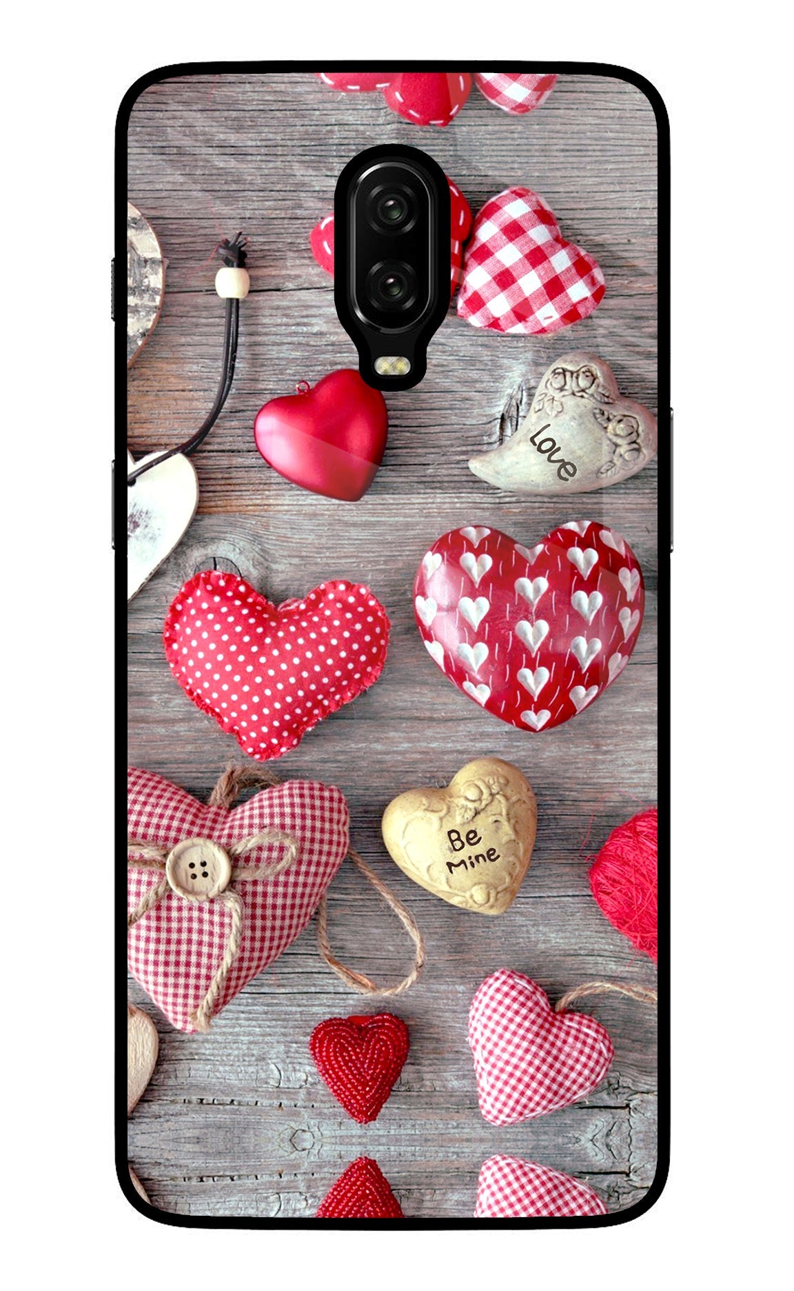 Love Wallpaper Oneplus 6T Glass Case