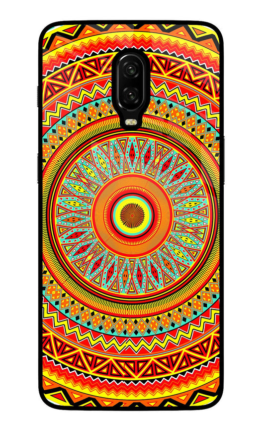 Mandala Pattern Oneplus 6T Glass Case