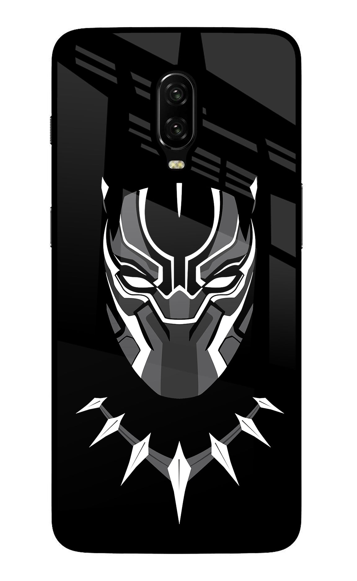 Black Panther Oneplus 6T Glass Case