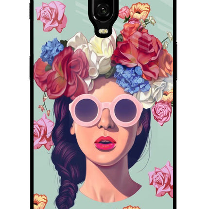 Pretty Girl Oneplus 6T Glass Case
