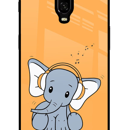 High On Music Oneplus 6T Glass Case Back Cover by Casekaro