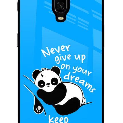 Keep Sleeping Oneplus 6T Glass Case