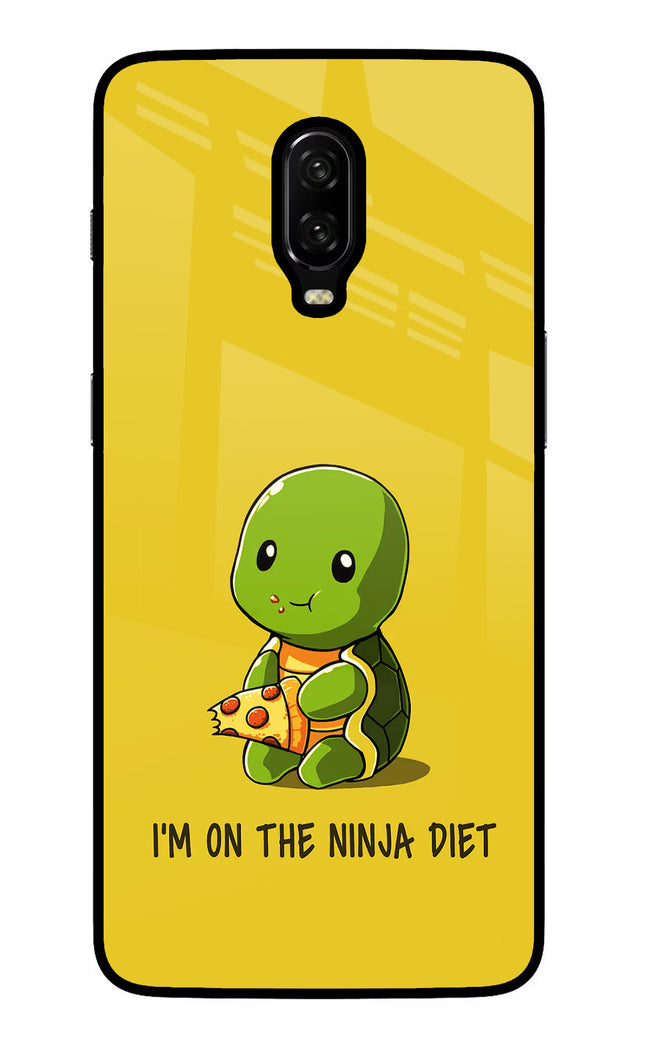 I'm on Ninja Diet Oneplus 6T Glass Case Back Cover by Casekaro