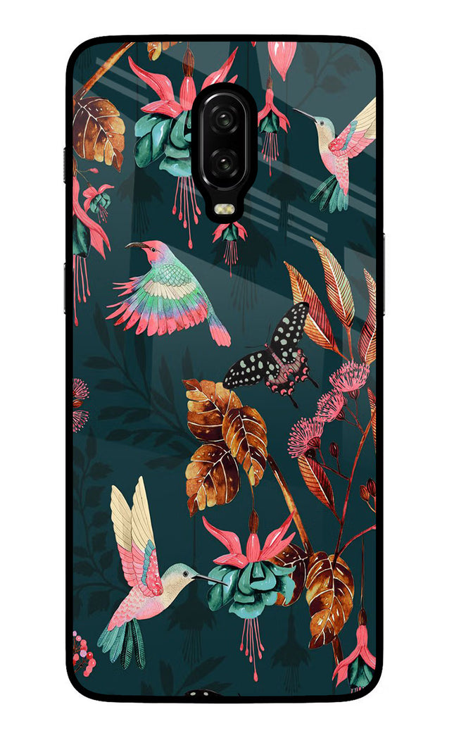 Birds Oneplus 6T Glass Case