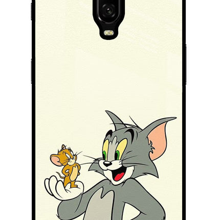 Tom & Jerry Oneplus 6T Glass Case