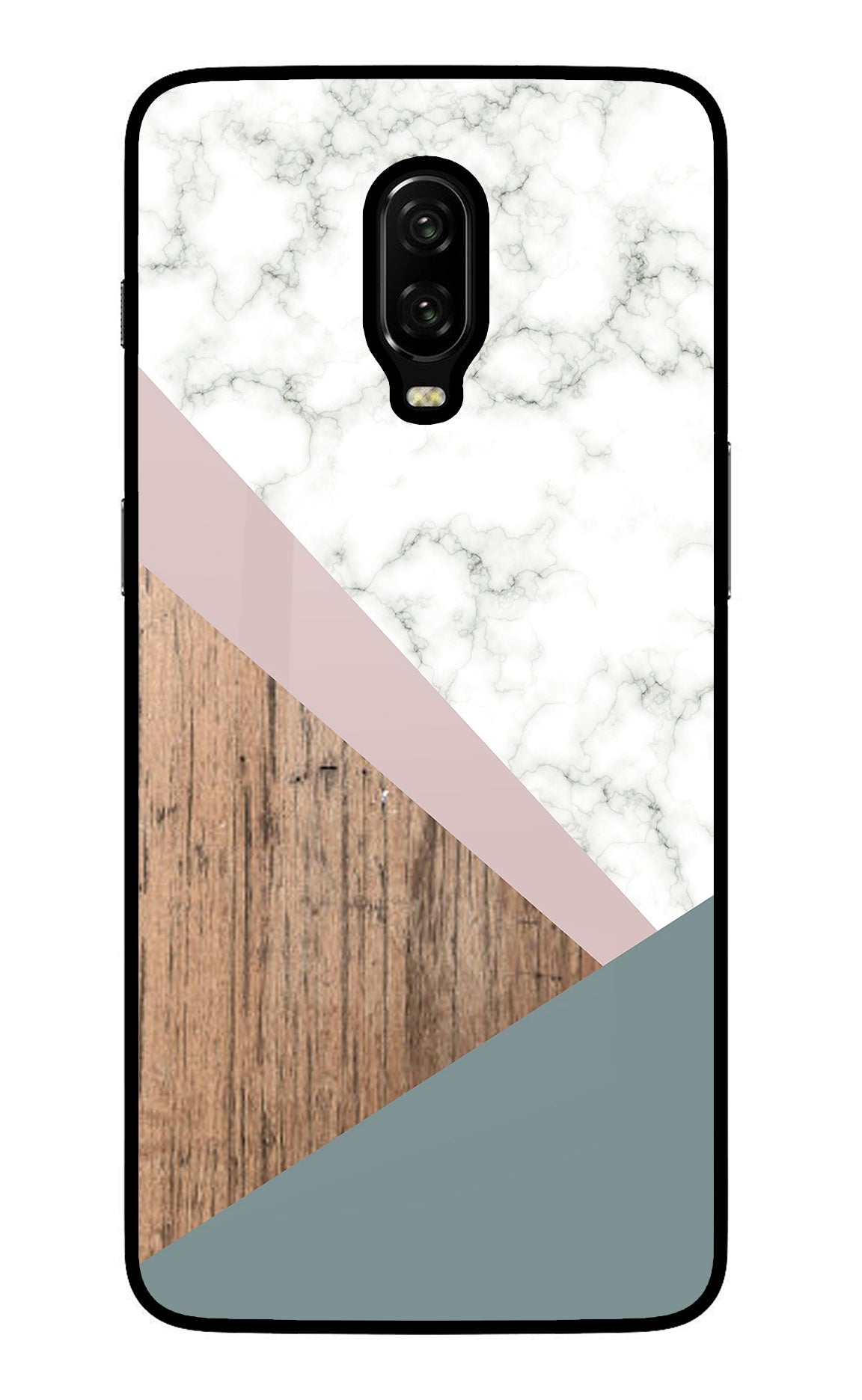 Marble wood Abstract Oneplus 6T Back Cover