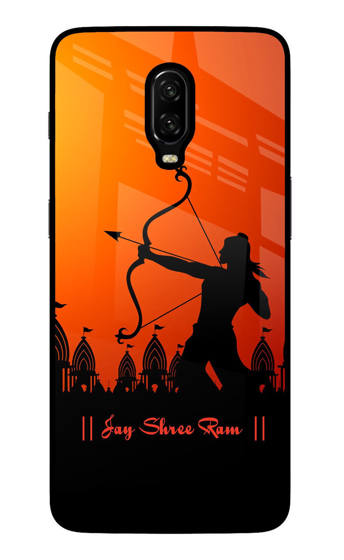 Lord Ram - 4 Oneplus 6T Glass Case Back Cover by Casekaro