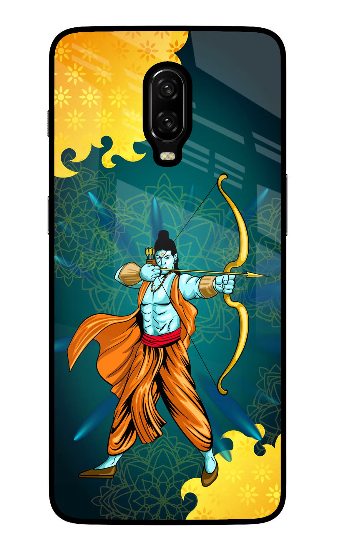 Lord Ram - 6 Oneplus 6T Glass Case Back Cover by Casekaro