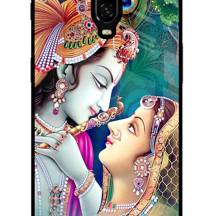 Lord Radha Krishna Oneplus 6T Glass Case