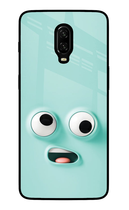 Funny Cartoon Oneplus 6T Glass Case