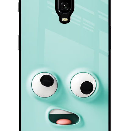 Funny Cartoon Oneplus 6T Glass Case