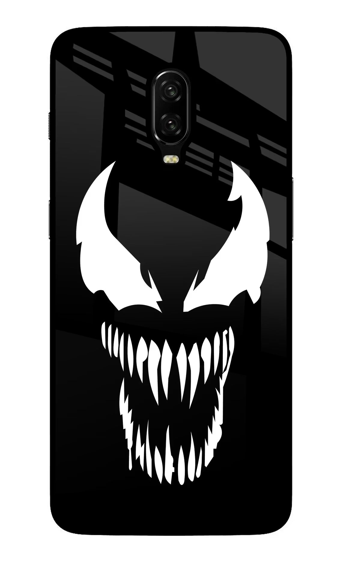 Venom Oneplus 6T Glass Case Back Cover by Casekaro